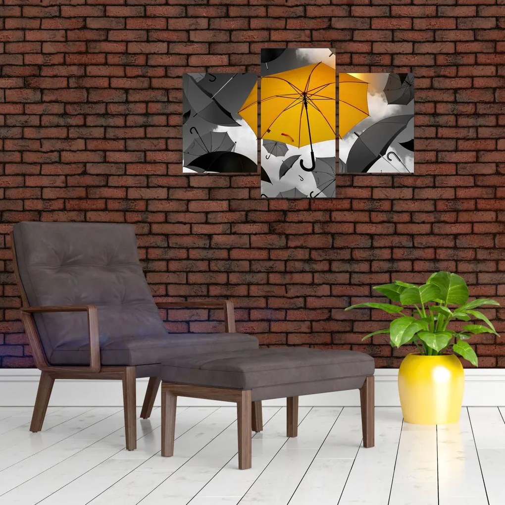 Tablou - Umbrelă galbenă (90x60 cm)