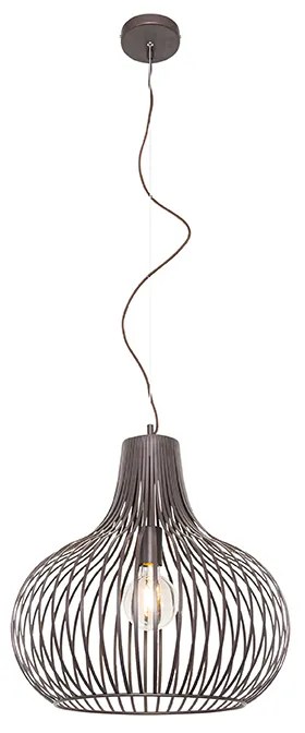 Lampă modernă cu pandantiv maro 48 cm - Saffira