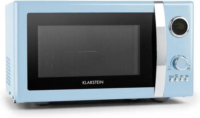 Klarstein Fine Dinesty, 2-în-1 cuptor cu microunde: 23 l, 800 W/grătar: 1000 W, albastru