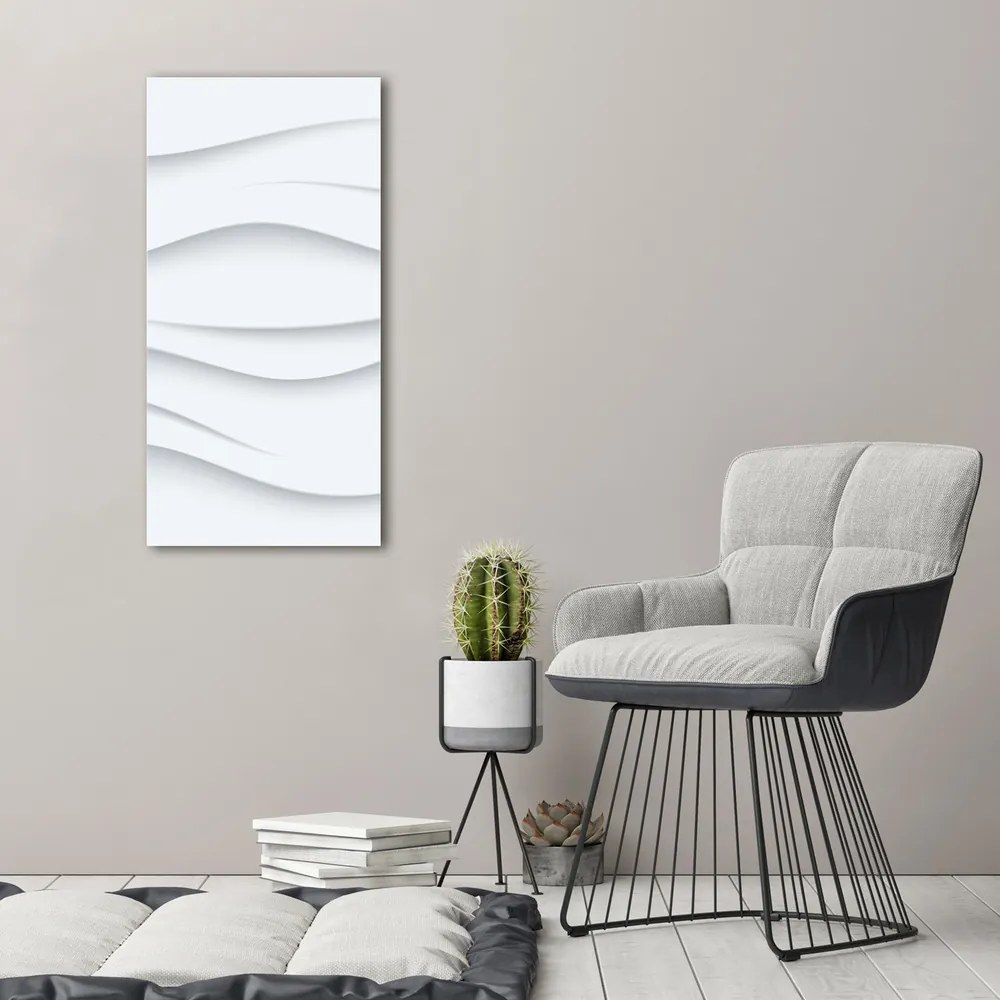 Pictura pe sticlă acrilică Valuri abstracte