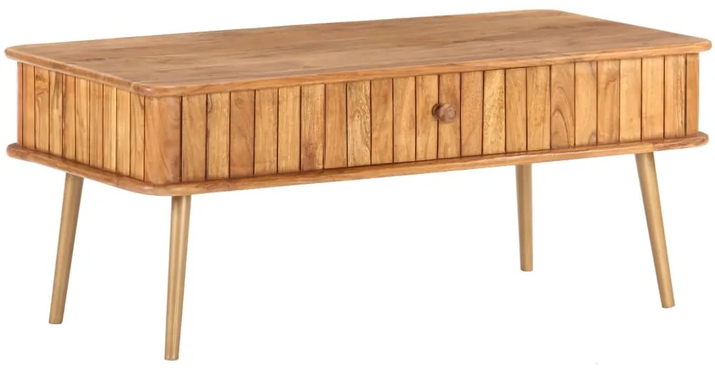 vidaXL Măsuță de cafea, 100x50x40 cm, lemn masiv de acacia