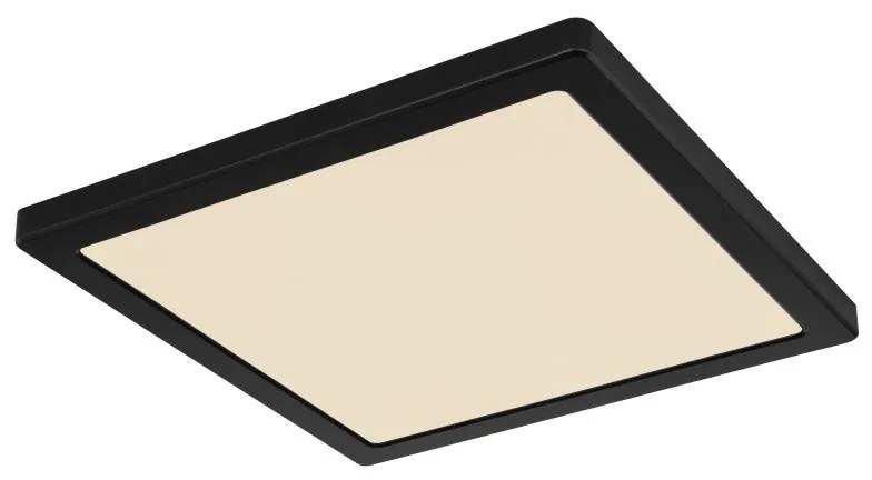 Plafoniera LED design modern LASSE negru 29,1x29,1cm