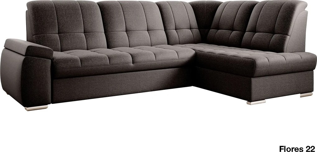 Colțar lemn masiv Extensibil Theo 272x192cm Ladă Depozitare Personalizabil - Gojo 04, Dreapta