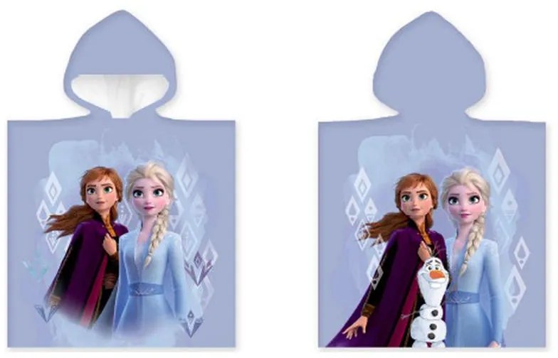 Disney Regatul de gheață poncho prosop de plajă 50x100 cm