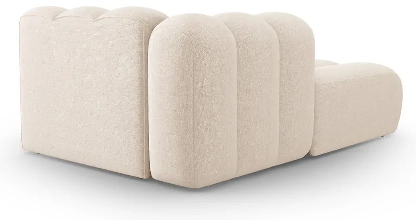 Șezlong crem (cu colț pe partea stângă ) Lupine – Micadoni Home