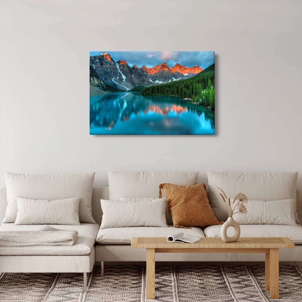 Tablou - Lac turcoaz (90x60 cm)