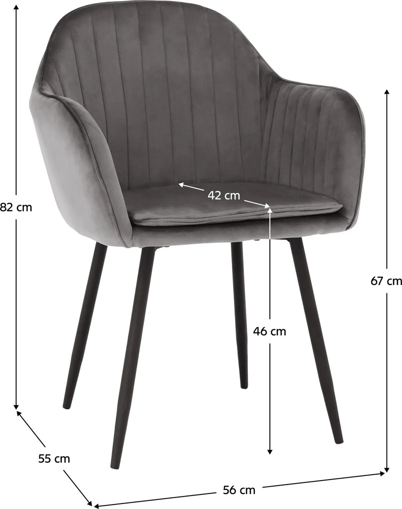 Fotoliu de design, ţesătură catifea gri, ZIRKON