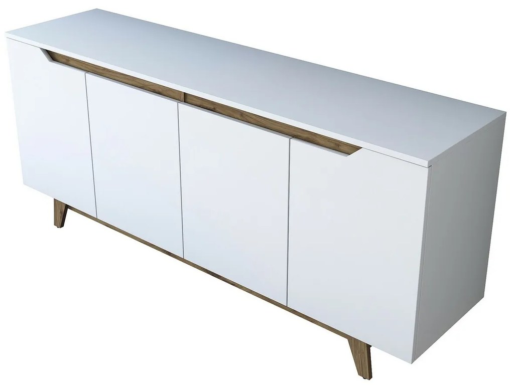 Dulap Good White and Walnut