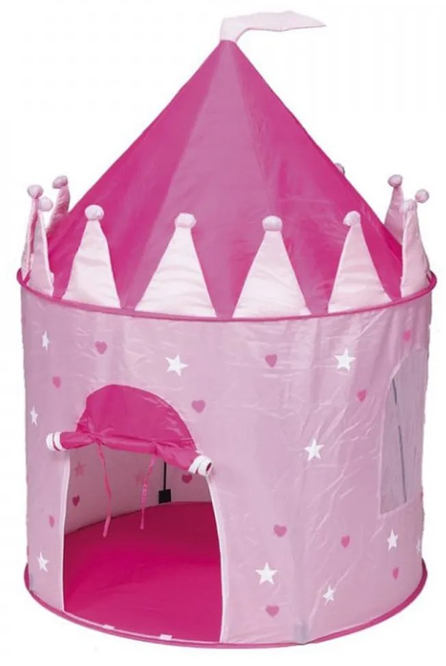 Cort de Joaca pop-up XXL Pentru Copii NOVOKIDS™ Happy Place, Saltea si geanta transport incluse, Usor de Montat si Transportat, Roz