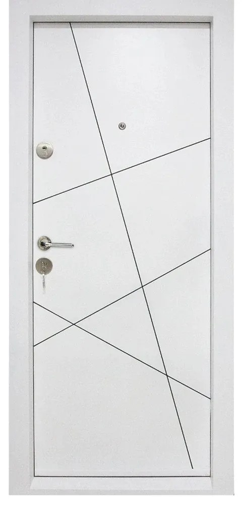 Usa metalica de apartament cu izolatie si vizor Novo Doors First Class NDS11, Deschidere Stanga Dreapta, Dimensiune 200X88 cm, Tabla 1.2 mm, Kit