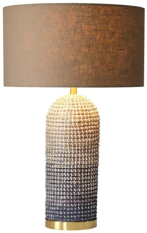 Lampa de masa lucrata manual, Iarba de mare, ZEA 60cm A-46650 VC