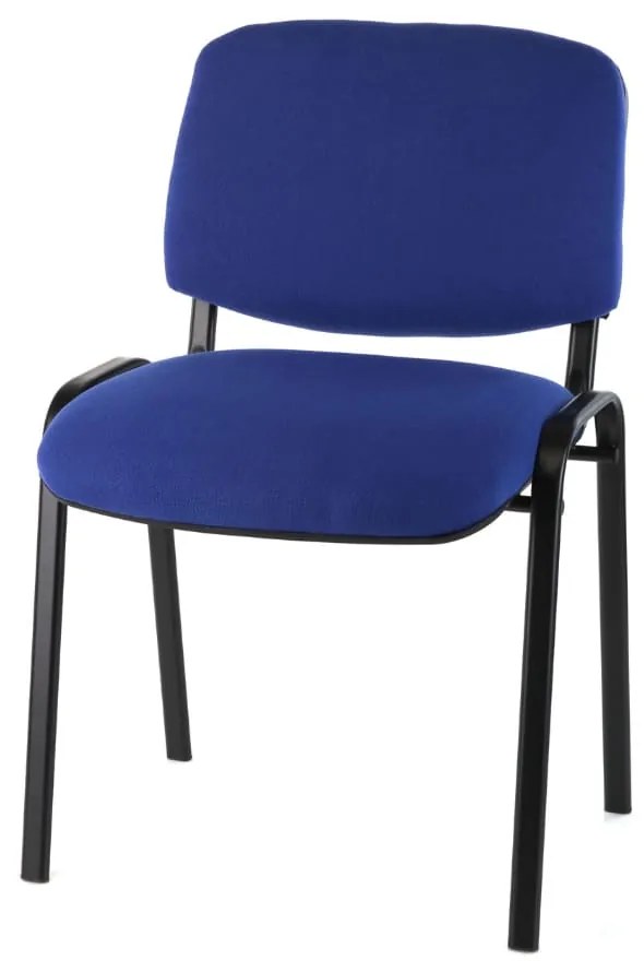 Scaun de conferinta Viva N, picioare negre, albastru