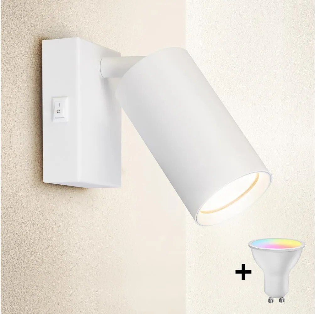 Brilagi - Aplică LED de perete dimabilă SELE, spot 1xGU10/4,8W/230V, albă