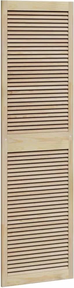 vidaXL Ușă de Dulap natural 201 x 2,1 x 59,5 cm Lemn de pin masiv