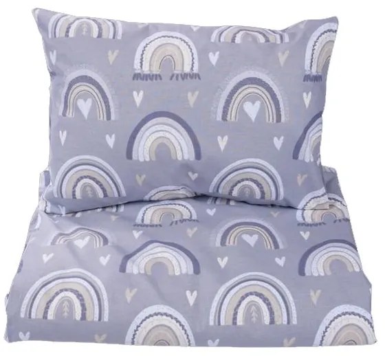 1 x SET LENJERIE BUMBAC 3 PIESE - Curcubee bleu
