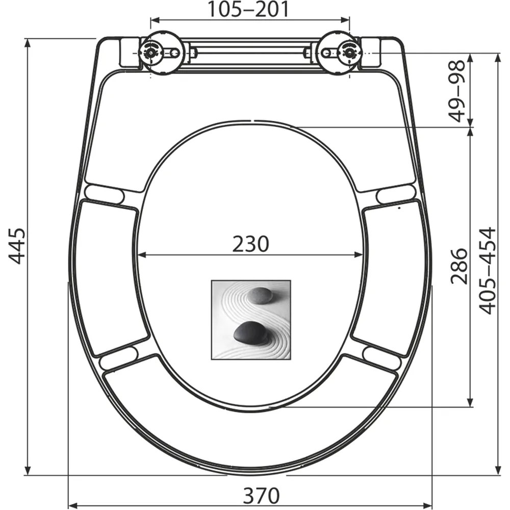 Capac wc soft close duroplast Alcadrain A604 ZEN Zen