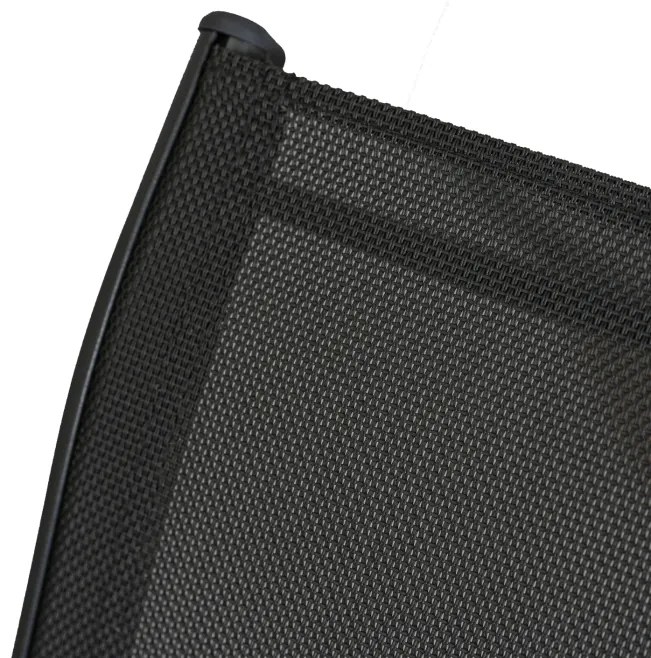 JAKS Mobilier din ratan negru Nebraska