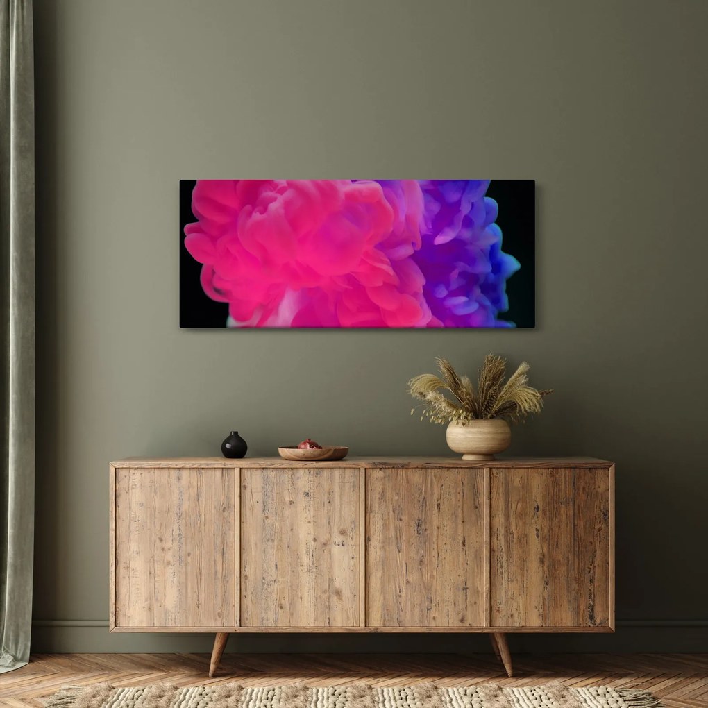Tablou cu fum colorat (120x50 cm)