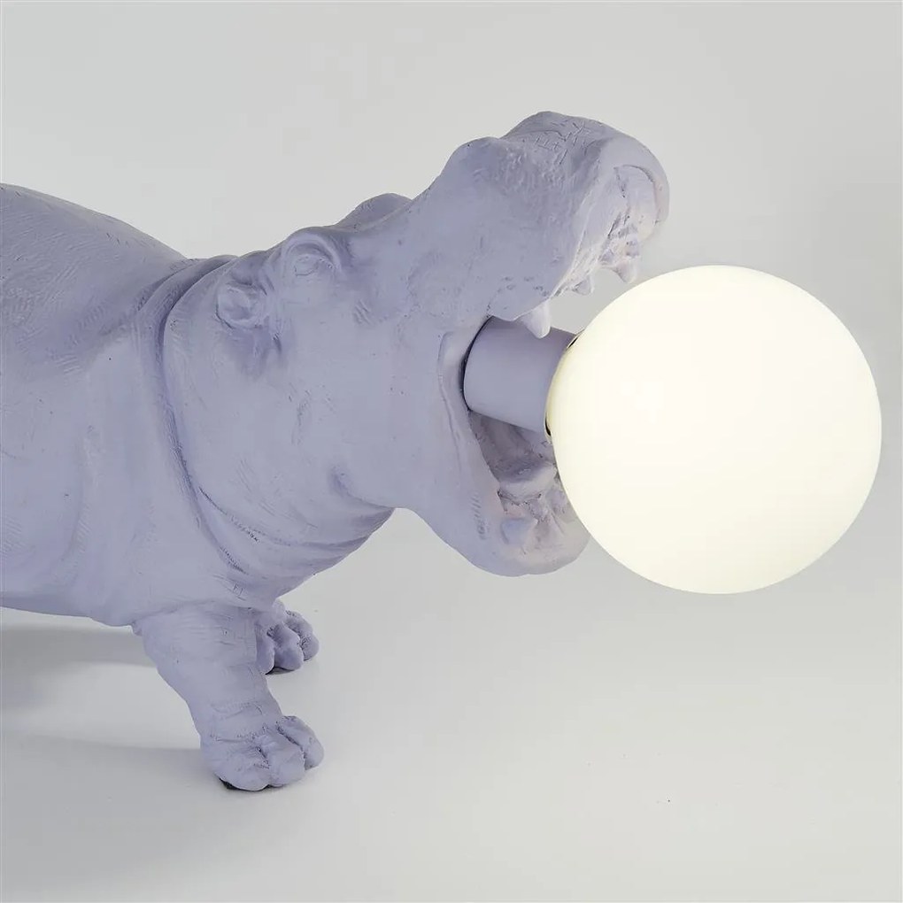Veioza/Lampa de masa design decorativ Hippo