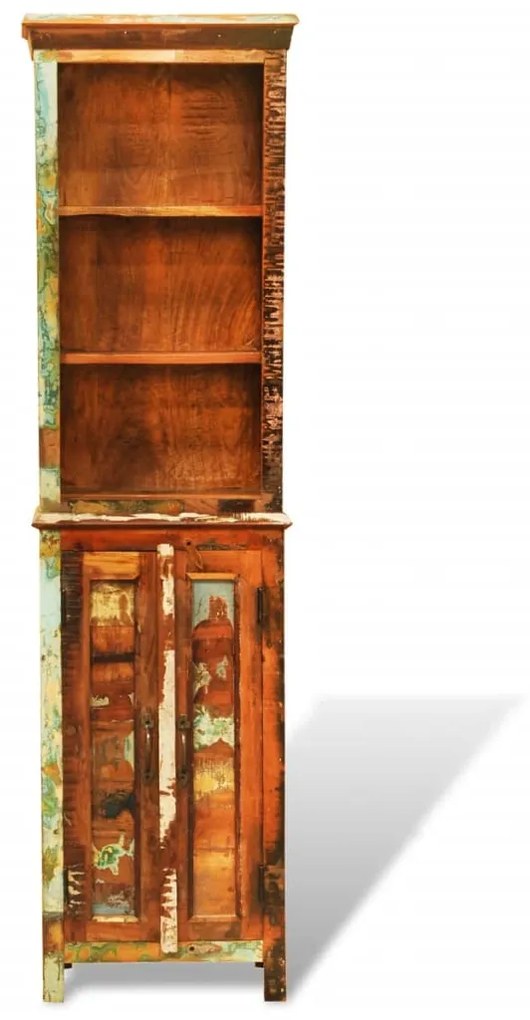241433 vidaXL Bibliotecă din lemn masiv reciclat, vintage