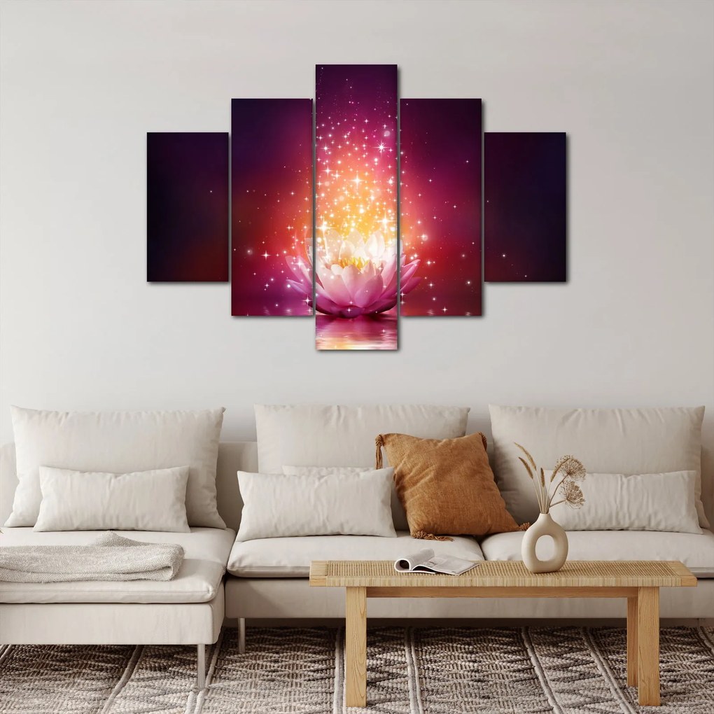 Tablou cu floare de lotus (150x105 cm)