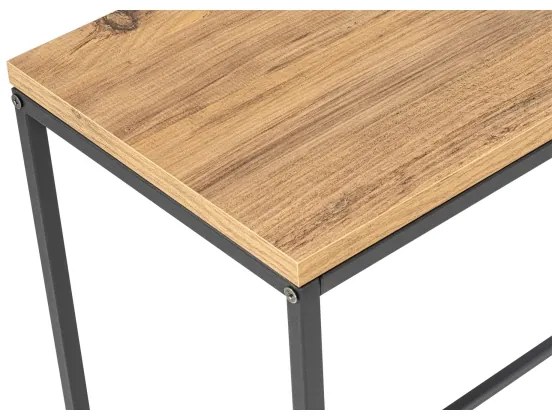 Masă consolă CANVAS 80x100 cm pin atlantic/negru