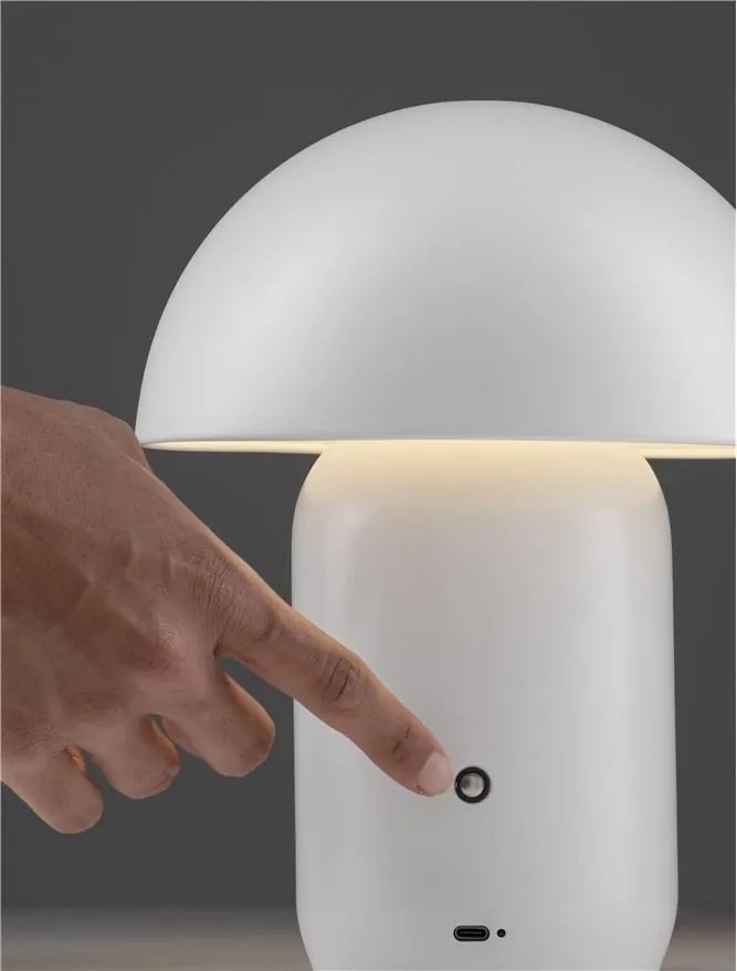 Veioza LED design decorativ POIS alba, NVL-9050171