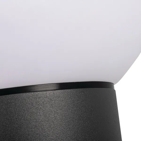 Kanlux 46084-Lampă de exterior cu senzor STONO 1xE27/15W/230V 50 cm IP65 antracit