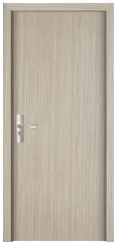 Usa Interior din MDF Novo Doors ND81, Cadru din Lemn Masiv, KIT COMPLET, Toc , Manere si balamale incluse (Culoare: Alb, Toc: Reglabil 10 cm, Maner: