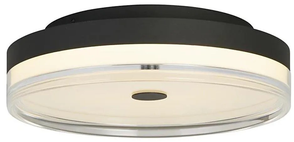 Searchlight 42651-40BK - Plafonieră LED CYPRUS/29W/230V, diam. 40 cm, neagră