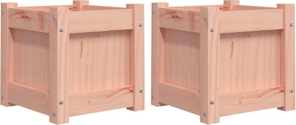 vidaXL Jardiniere de grădină, 2 buc., lemn masiv douglas