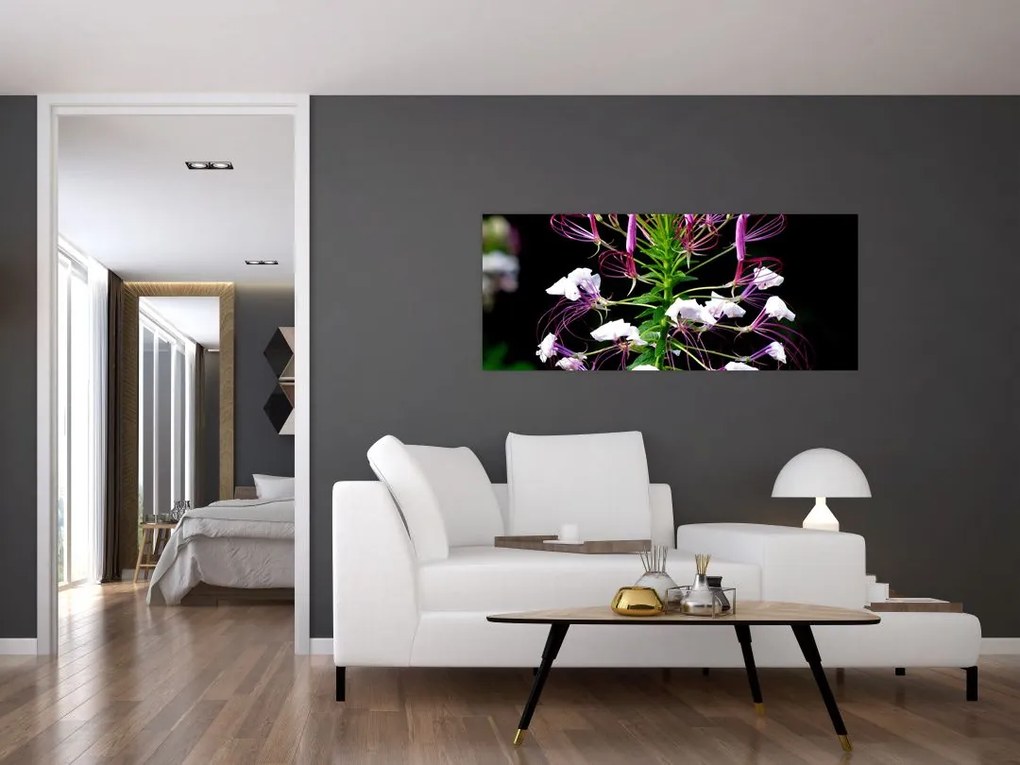 Tablou cu floare (120x50 cm)