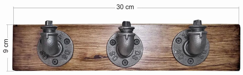 Panou cu umerașe Nenanu 8 (Nuc + negru) . 1094487