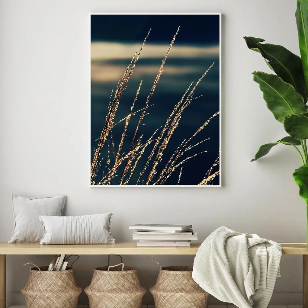 Poster - Detaliu de ierburi de apă (A4)