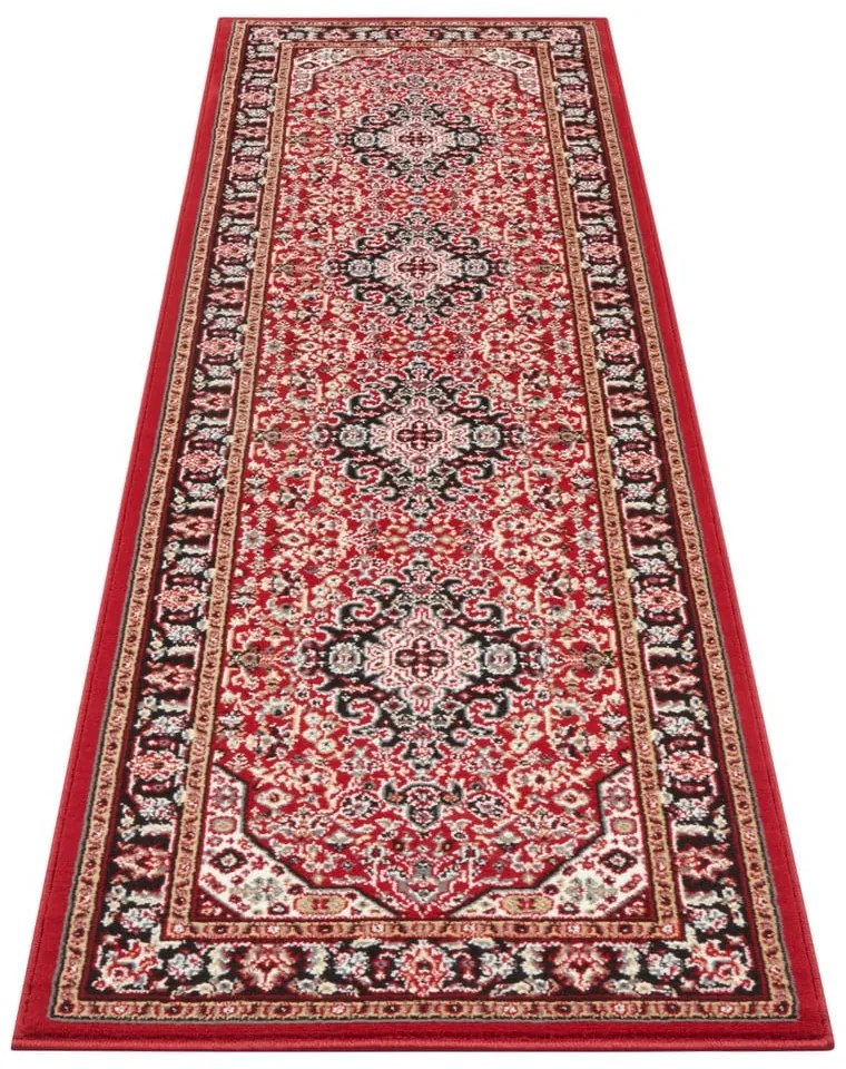 Traversă Nouristan Skazar Isfahan, 80 x 250 cm, roșu