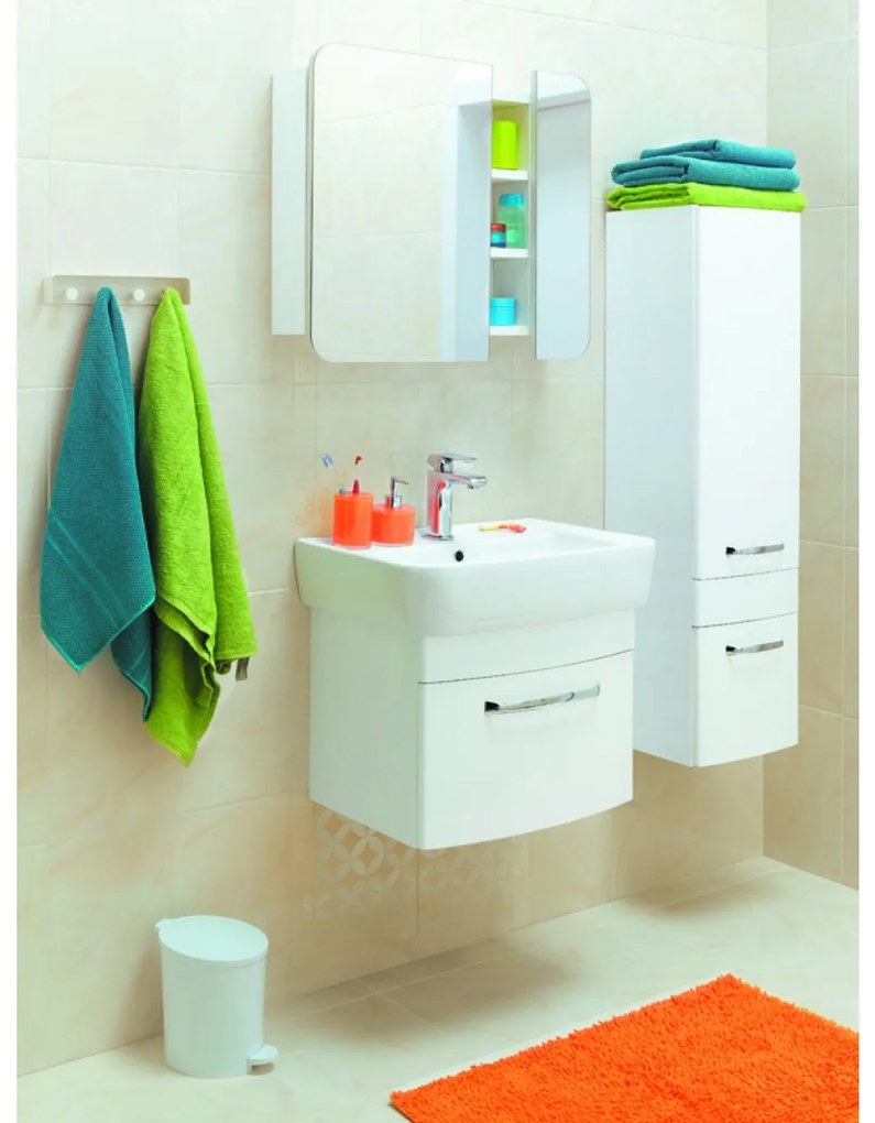 Dulap de baie Pure Alb pentru lavoar Pure 60 Cersanit