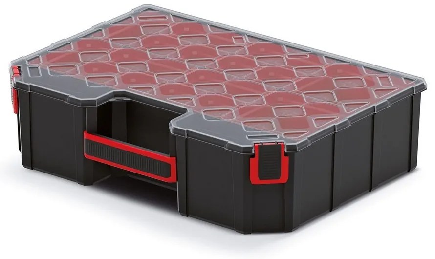 Organizator servieta 39 × 28,4 × 10,5 cm, cutii, negru