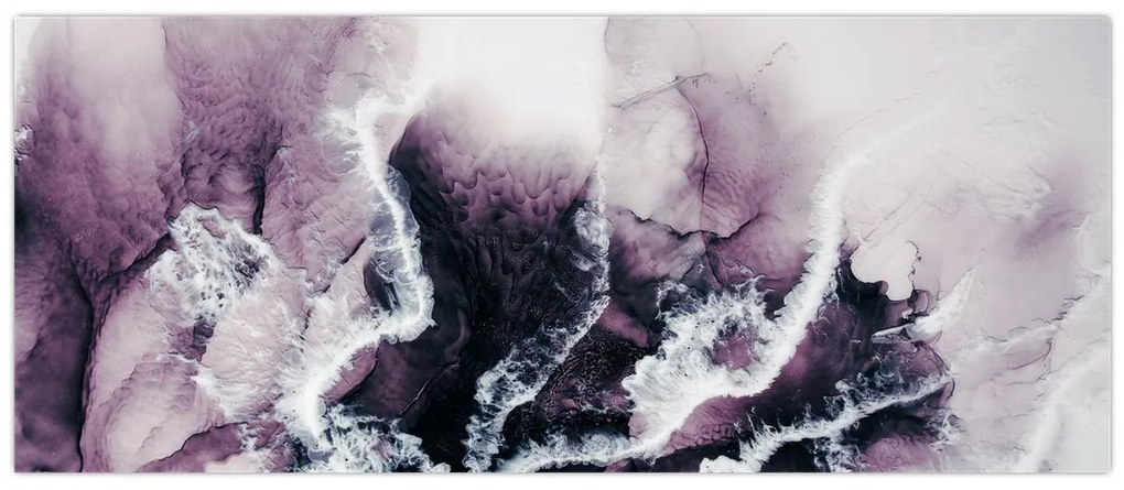 Tablou - Marmură violet N⁰2 (120x50 cm)