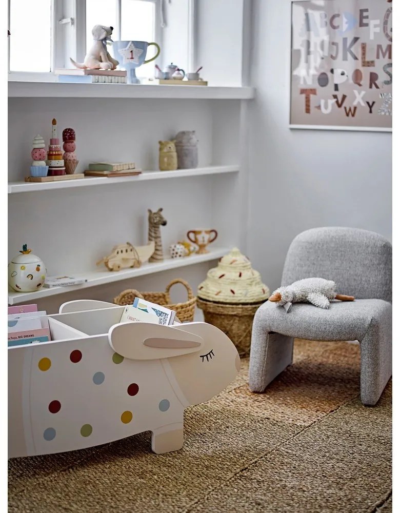 Coș de jucării pentru copii în culoare naturală din iarbă-de-mare ø 28x41 cm Cillie – Bloomingville Mini