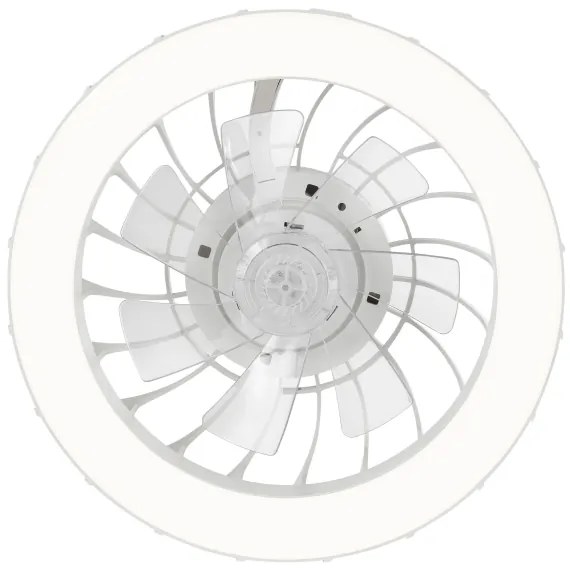 Ventilator LED RGBW de tavan cu lumină Brilliant FANORA LED/30W/230V + telecomandă