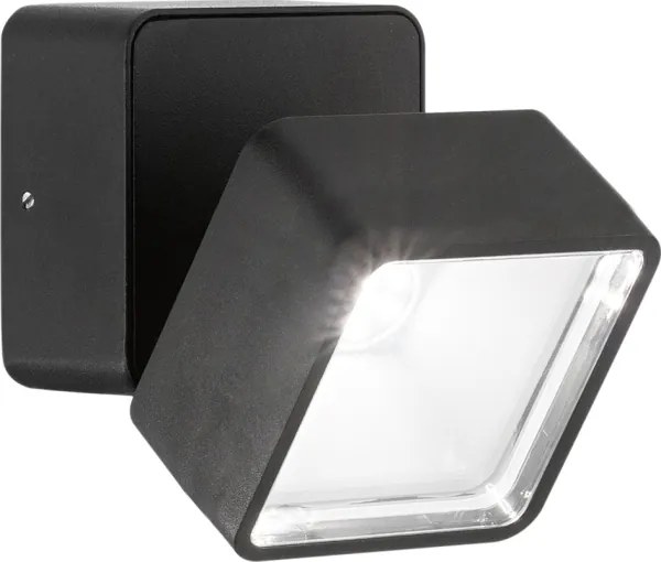 Ideal Lux - Aplica LED de exterior OMEGA LED/7W/230V CRI 90 IP54 maro