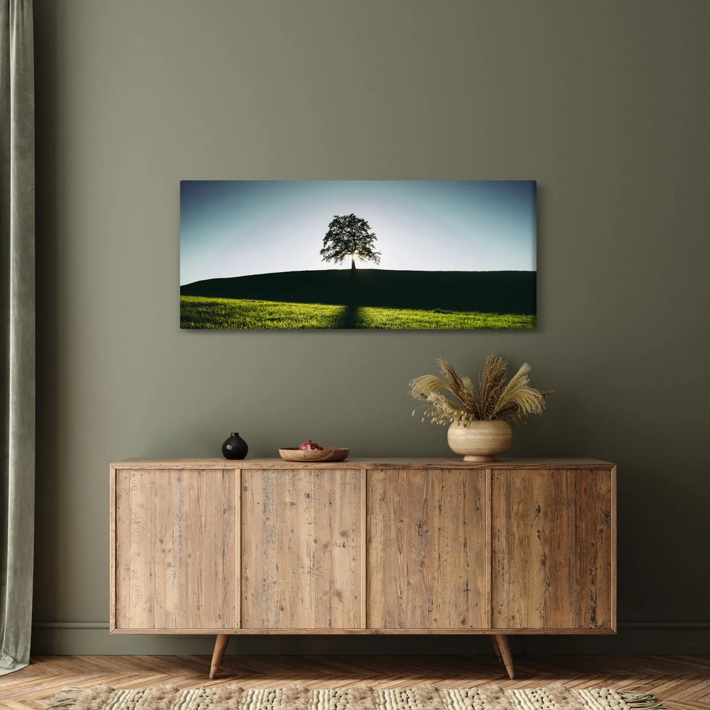 Tablou cu natura - copac (120x50 cm)