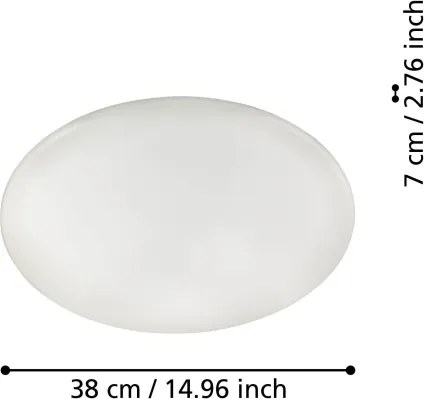 Plafonieră LED dimabilă Eglo 31737 TOTARI-Z LED/19,2W/230V alb