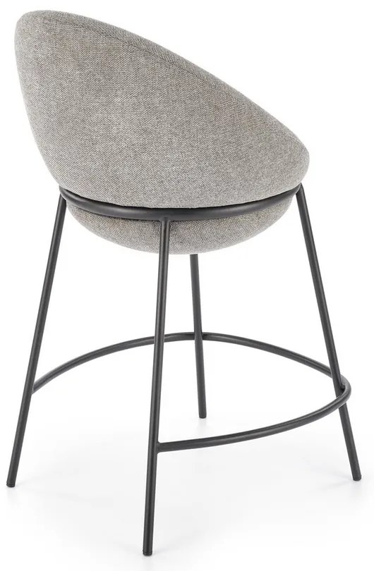 Scaun de bar Brimley, gri