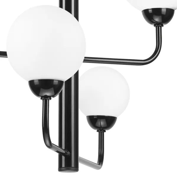 Lustră pe lanț OSCAR 6xG9/5W/230V neagră