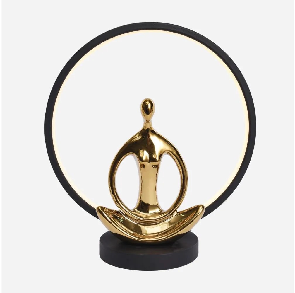 Lampă LED de masă Zuma Line ED81F134U YOGA LED/4W/5V negru/auriu