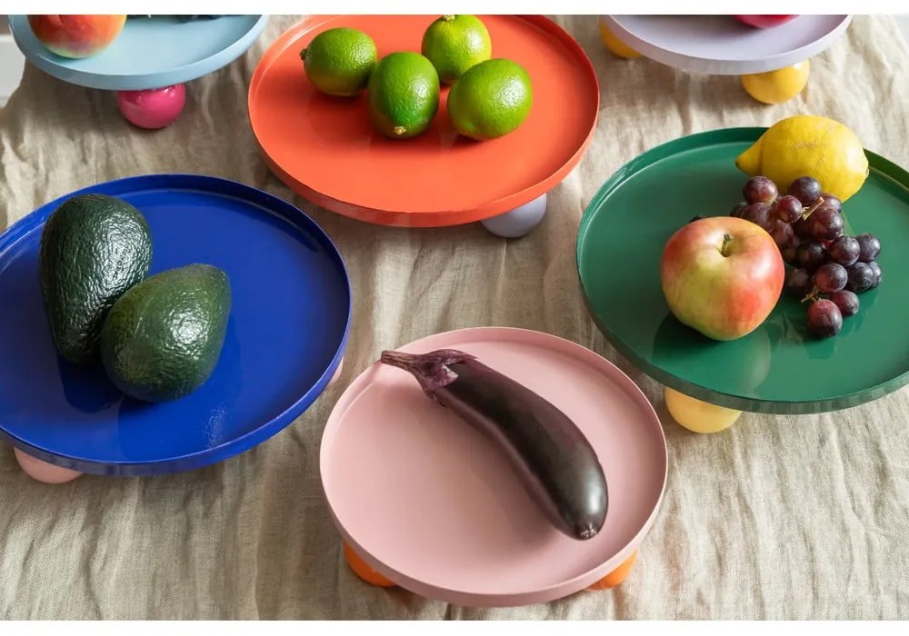 Tavă decorativă din metal ø 20 cm Double Funky – PT LIVING