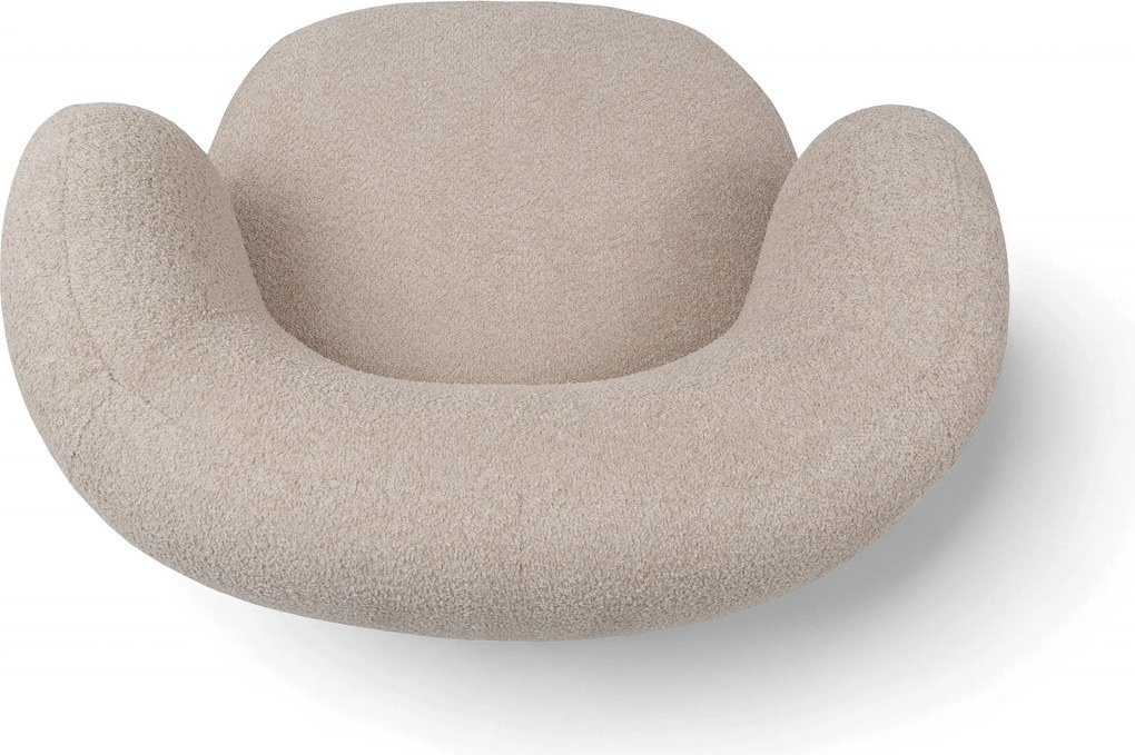 Fotoliu Skindi - bouclé bej Catch Me 02