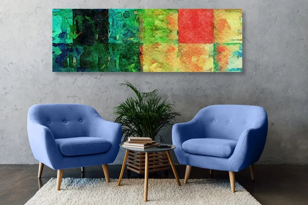 Tablou artă modernă colorată