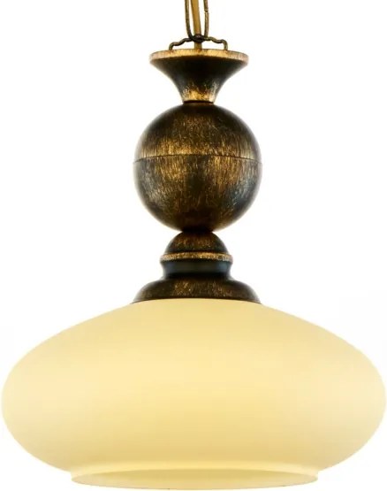 Brilagi - Lustră pe lanț MOLLERO 1xE27/15W/230V Ø 24 cm bronz/patină